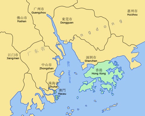 珠江デルタ - Wikipedia -